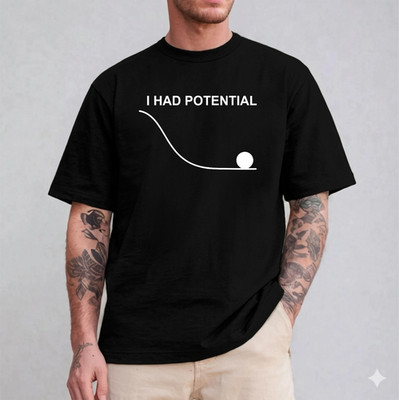Dr Grace Film Parodie T-Shirt, I Had Potential Shirt, Buchliebhaber Vintage Geschenk