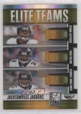 2007 Donruss Elite Teams Gold Fred Taylor Maurice Jones-Drew Byron Leftwich 0q3