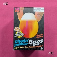 Needoh Dippin' Dazzler Eggs Color Changing Squishy Egg Smooth Sunrise