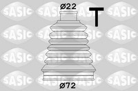 Sasic Faltenbalgsatz, Antriebswelle 2933123 FüR Peugeot CitroËN