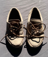 WOMENS US SIZE 8 M DEXTER WALK MOCS GRAY LACE UP ST152