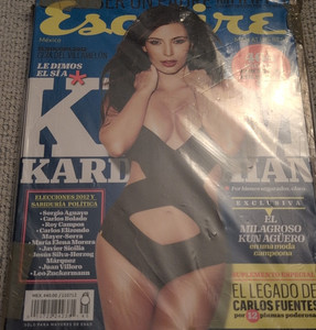 Esquire México Magazine July 2012 Kardashian Cover Elections 2012 Soccer