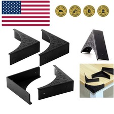 Metal Corner Protector, 4 Pcs Antique Edge Safety Guard Cabinet Furniture Cor...