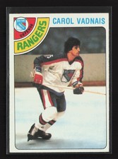 1978-79 Topps #85 Carol Vadnais New York Rangers
