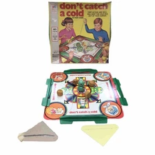 Vintage 1971 Milton Bradley Don't Catch A Cold Board Game 100% COMPLETE READ DES