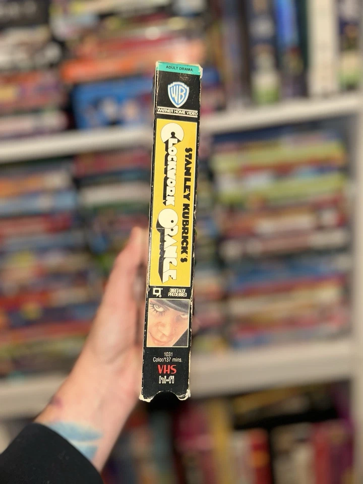Clockwork Orange VHS Tape Rare Video 1991 Stanley Kubrick HTF OOP Thriller - Image 4 of 4