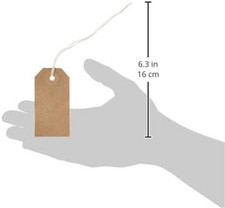 Q-Connect Strung Tag 70X35Mm Buff (Pack of 1000) KF01596