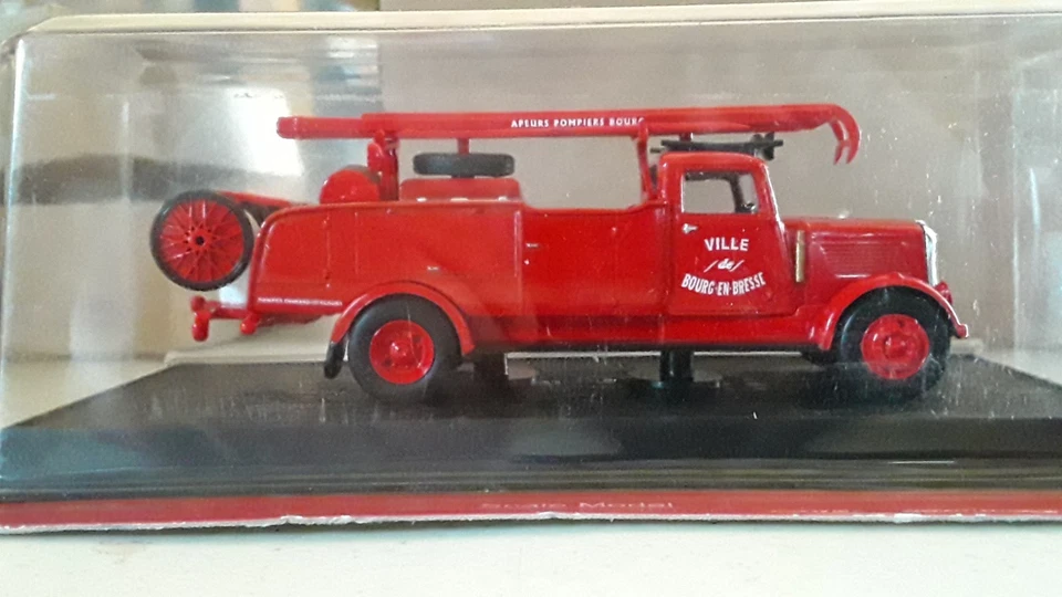 Camión de bomberos Del Prado 1:57 1937 Autopompe Berliet AP80 HP modelo a escala nuevo en stock (FD123 Foto 2 de 4