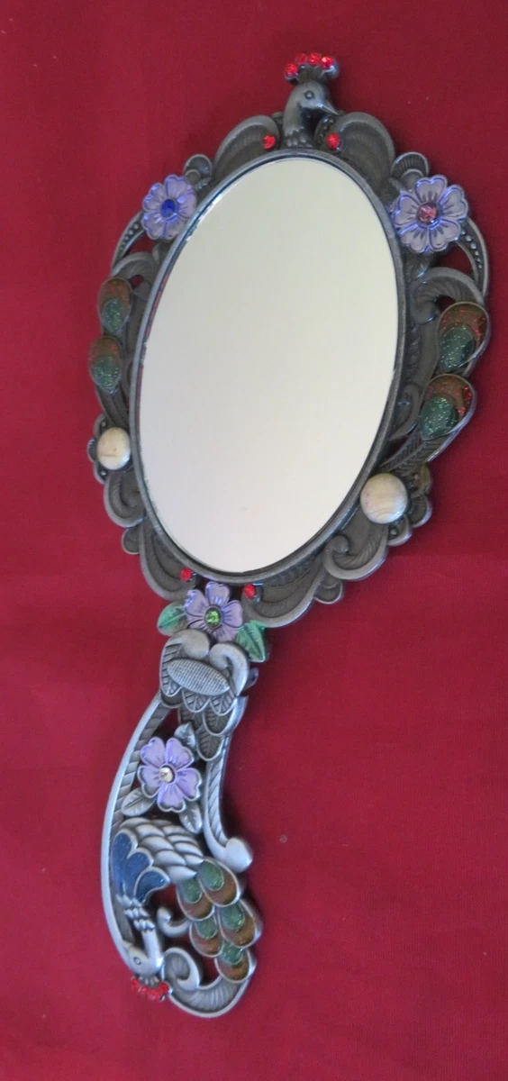 Peacock Mirror In Collectible Hand Mirrors for sale | eBay