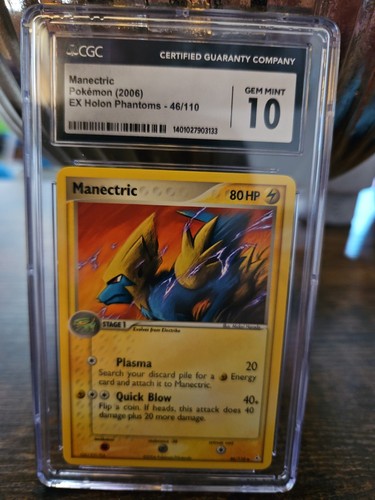Manectric graded CGC 10 for sale on eBay