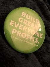 Clip On Button Build Green