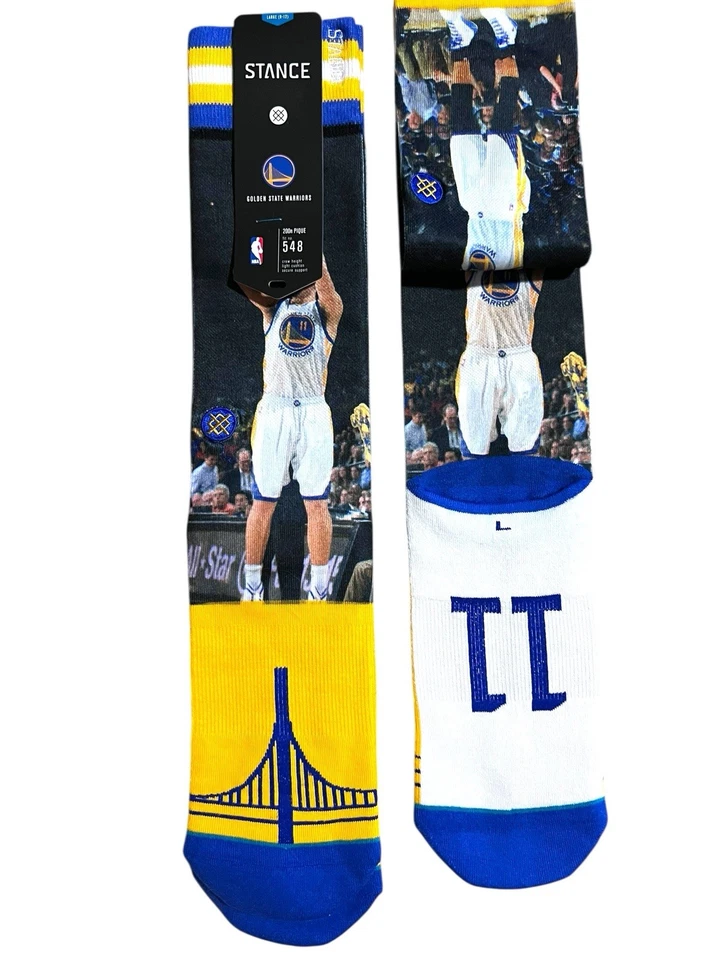 Носки большие Stance Classic NBA Golden State Warriors Curry & Thompson 2 пары - Изображение 2 из 4