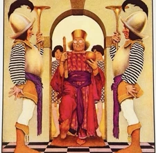 THE KING OF HEARTS Original Vintage Print Poster Maxfield Parrish Fine Art Deco