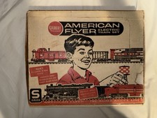 VINTAGE GILBERT S GAUGE AMERICAN FLYER ELECTRIC TRAIN SET MADE IN USA 1960s