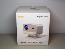 Yaber L2 Plus 1080p home cinema projector with built-in Dolby Audio speakers