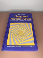 Drug and Alcohol Abuse Third Edition Hardcover Schuckit Plenum Critical Issues
