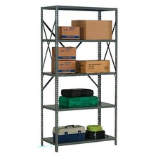 Global Industrial 5 Shelf 18 Ga Open Steel Shelving Unit 36"W x 18"D x 73"H Gray