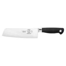 MERCER CUTLERY M20907 Nakiri Knife,7 in Blade,Black Handle 6AKH5