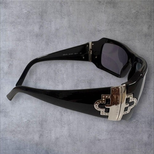 BVLGARI Y2K Archive Black Sunglasses Used - Gem