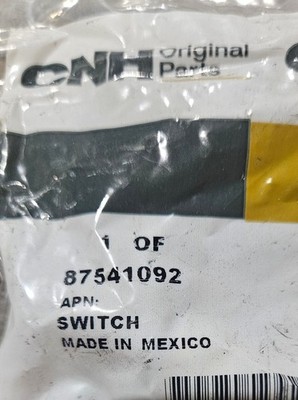 87541092 CASE SWITCH, DIFF. LOCK BRAKE