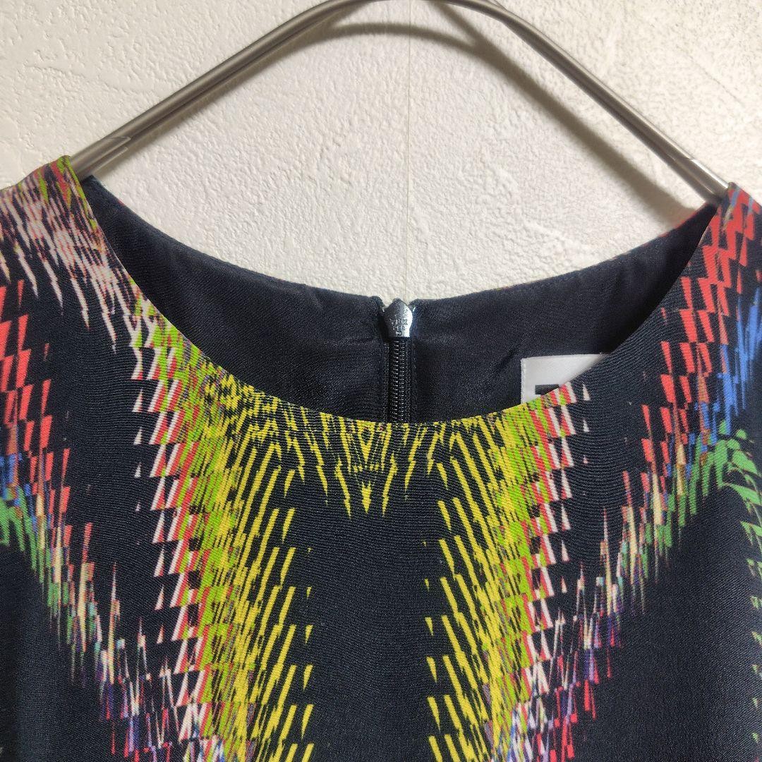 Good condition M MISSONI Geometric pattern knee l… - image 3