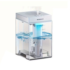 7.5L Gray Cool Mist Humidifier for Large Room  Top Fill  Automatic Shut-Off