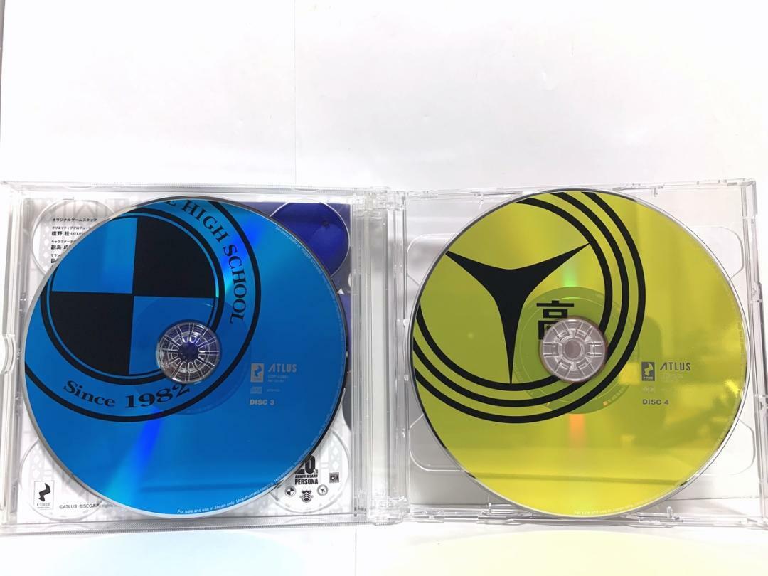 CD 20th Anniversary of Persona Series All Time Best Album 5Discs Japan OFFICIAL CD 20th Anniversary of Persona Series All Time Best Album 5Discs Japan OFFICIAL