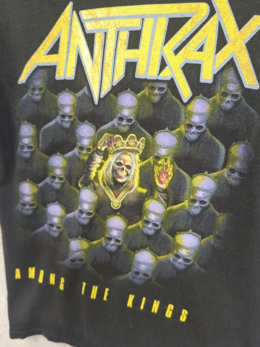 Anthrax Among The Kings World Tour 2018 Slim Fit T-shirt Small