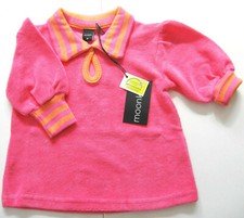 Frottee Kleid Gr.56 62 Moonkids NEU retro Tunika pink orange baby