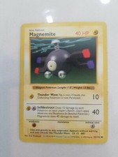 Pokémon  Magnemite Base Set 53/102 Shadowless Near Mint.  