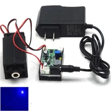 445nm 450nm 100mW Blue Dot Laser Diode Module W/Adapter Long-time Working