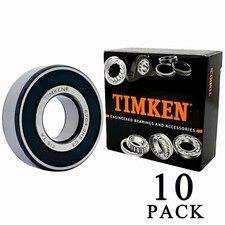 10PCS TIMKEN 6204-2RSC3 6204-2RS 20X47X14MM Double Rubber Seal Ball Bearings