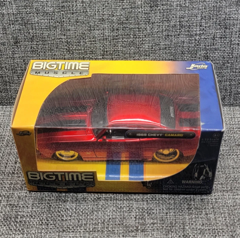 Jada Dub City - Big Time Muscle, Chevy Camaro 1969 escala 1:32 nuevo en caja Foto 2 de 4