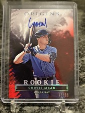 Curtis Mead Auto /99 Panini Chronicles Rookie Crusade Tampa Bay Rays (RC)🔥📈