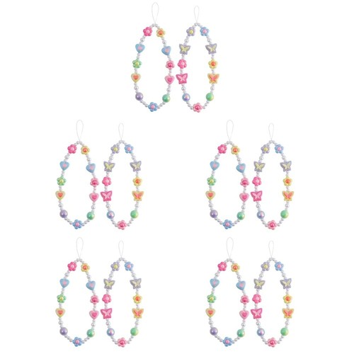5 Pieces Mobilfunkanhänger Perlenkette Mädchen Student Handy-Anhänger - 第 4/12 張圖片