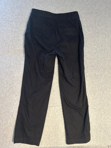 GAP Girlfriend Khaki Pants Woman’s Size 2 Black - Picture 6 of 6