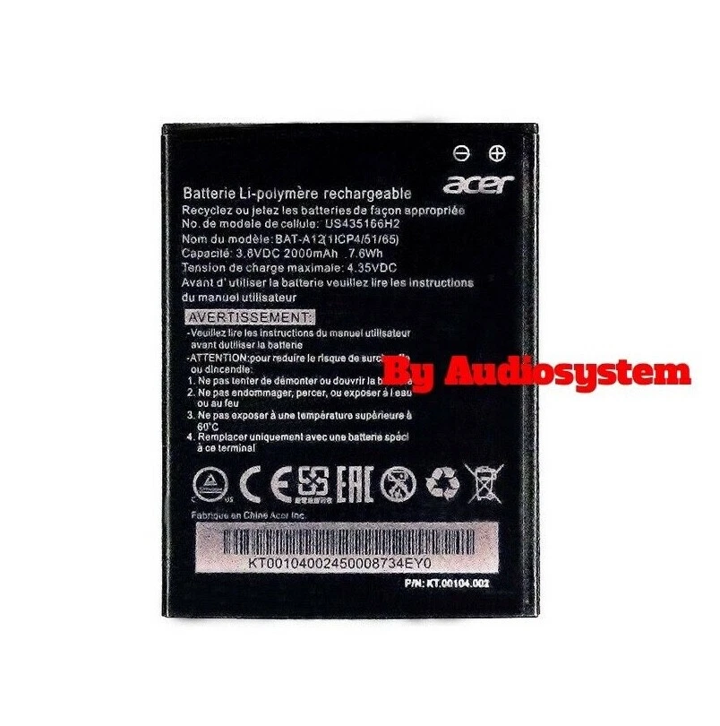 Batteria 11.4V 2.64Ah Li-ione per Acer Aspire V5 122P