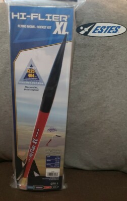Estes Hi-Flier XL Model Rocket Kit Skill Level Advanced #3226 31'' Tall 1.64'' Dia