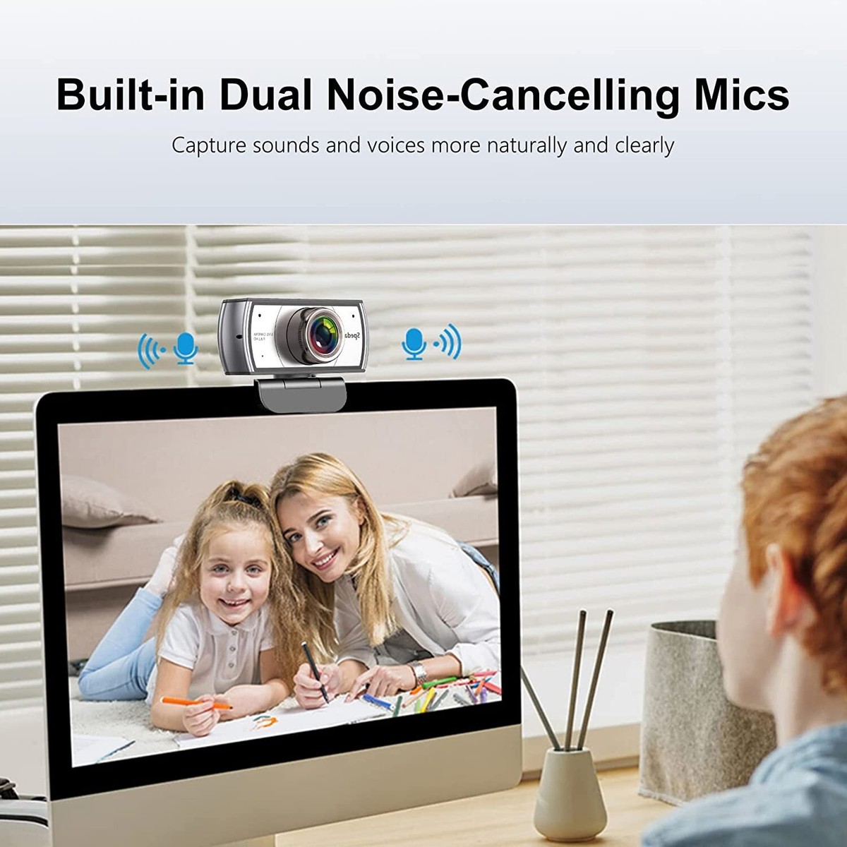 Spedal 920P-Webcam Wide Angle 120° With Microphone Streaming PC