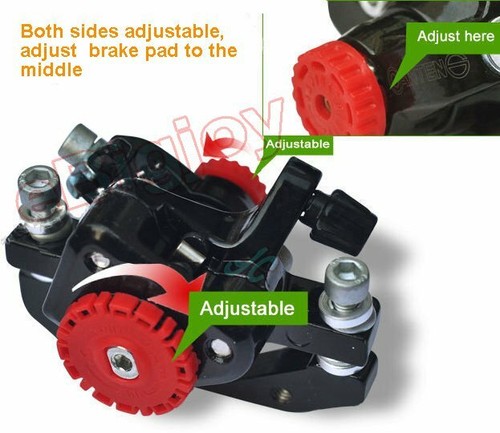 Étriers de frein universels pour vélo vélo disque avant F160/R140 arrière F180/R160 - Photo 4/14