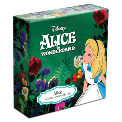 Disney Alice In Wonderland 2021 Niue 1oz Fine Silver Proof Coin $2