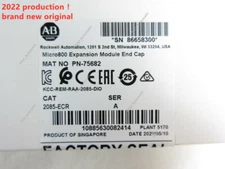 2022 Allen-Bradley Micro800 Expansion Module End Cap 2085-ECR New in Sealed Box