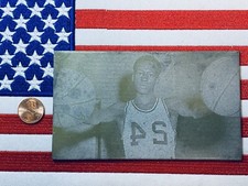 1969 JIM CHONES IMPERIAL VITAPLATE NEWSPAPER METAL ETCHING HOF BASKETBALL PHOTO