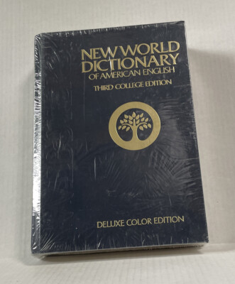 WEBSTER'S NEW WORLD DICTIONARY THIRD COLLEGE EDITION DELUXE COLOR Copyright 1991
