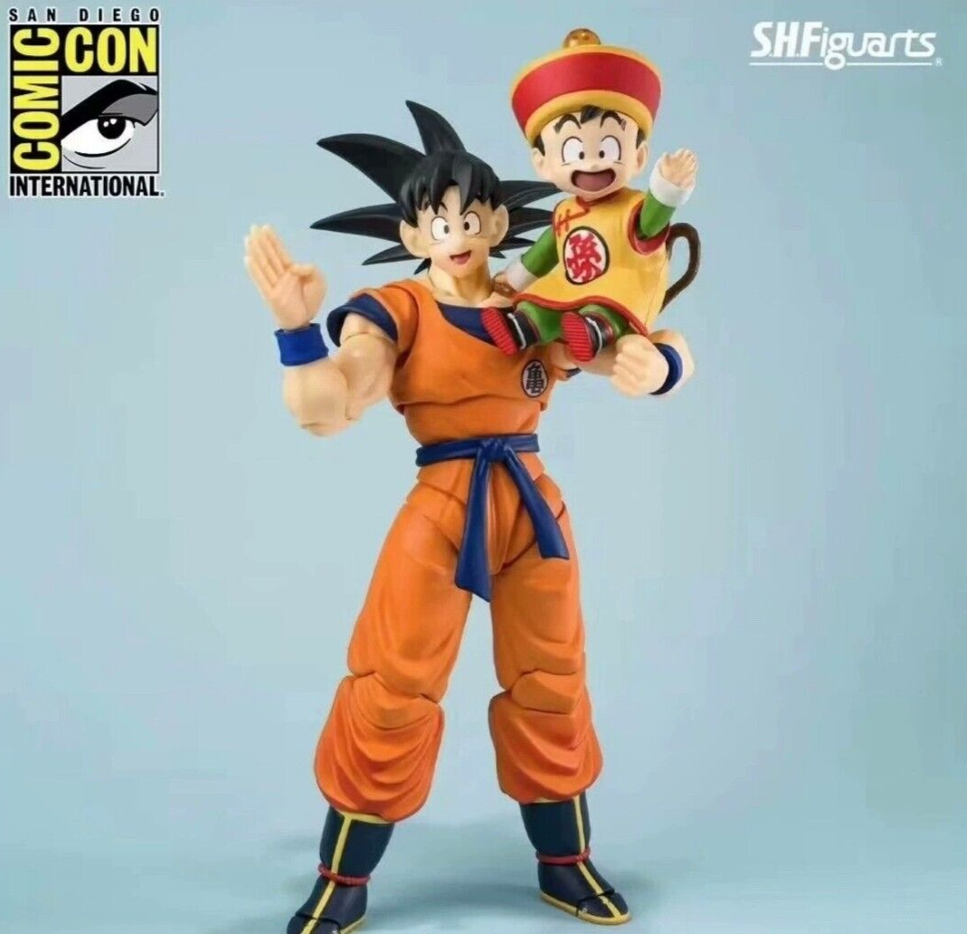 Son Goku & Son Gohan-Kid & Kintoun 2024 SDCC Limited Action Figure