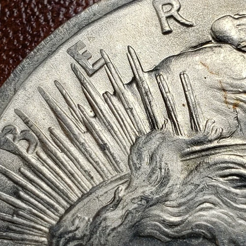 1923 $1 Peace Dollar - DDO Top-50 VAM-2 Doubled Tiara - NGC UNC Dets - D4892