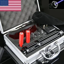 Upgraded Blue Laser Pointer Match Pen Beam Lights Set Kit US Seller BrandNew