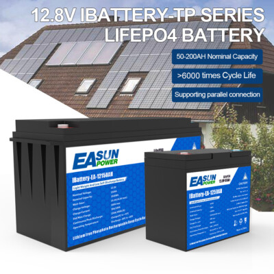 100Ah 12V 24V Lithium Batterie LiFePO4 Akku BMS Solarbatterie Solaranlage Boot