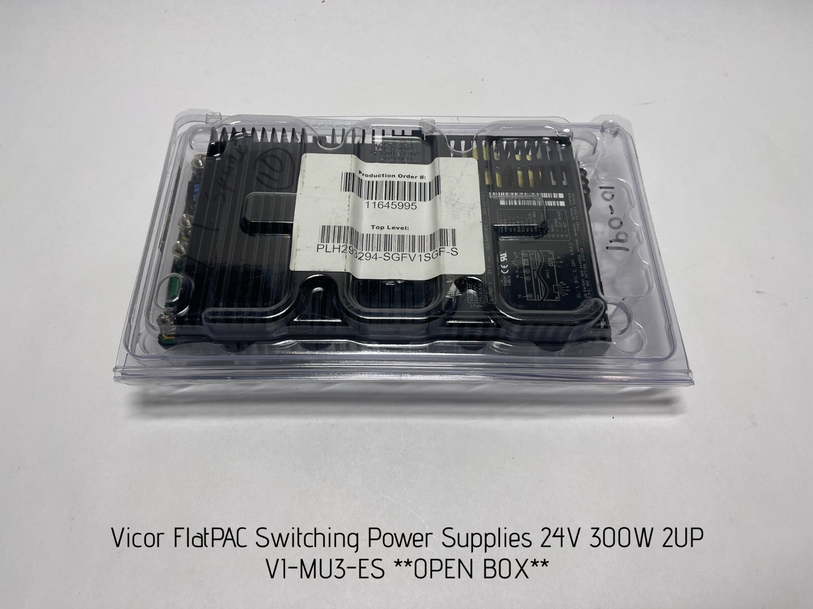 Vicor FlatPAC Switching Power Supplies 24V 300W 2UP, VI-MU3-ES **OPEN ...