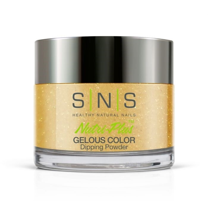 SNS Nail Dipping Powder NV20 Golden Swaths 1 oz